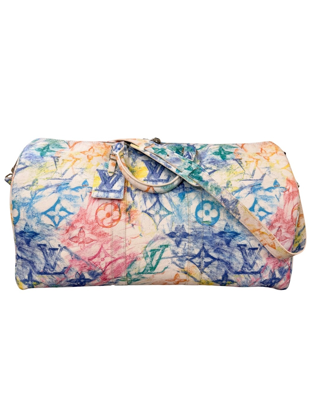 Louis Vuitton Keepall Bandouliere 50 Limited Edition Pastel Multicolor
